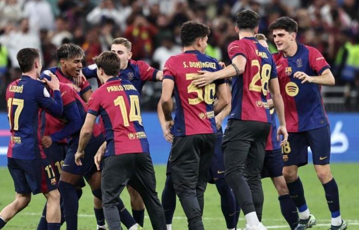 Barcelona arrolla 5-2 al Real Madrid y gana la Supercopa de España