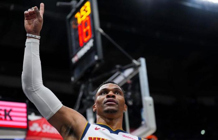 Russell Westbrook hizo historia en la NBA en el partido Nuggets-Mavs