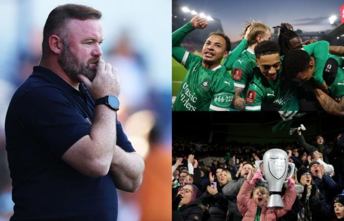 ‘¡El factor Wayne Rooney!’ – Los fanáticos destrozan a la leyenda de Man Utd mientras Plymouth logra el ‘shock de la temporada’ y expulsa a Brentford de la Copa FA después de despedir a la ex estrella de Inglaterra