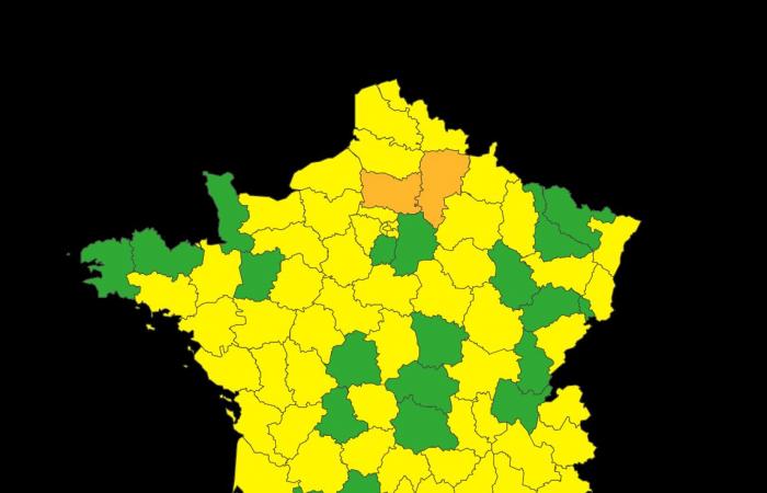 El Oise puesto en alerta naranja por inundaciones, la alerta se mantiene en el Aisne