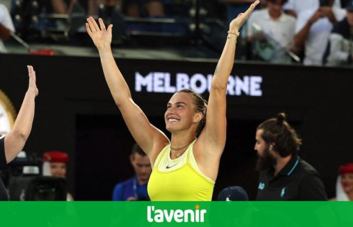 Abierto de Australia: la campeona Aryna Sabalenka entra rápidamente en la pelea