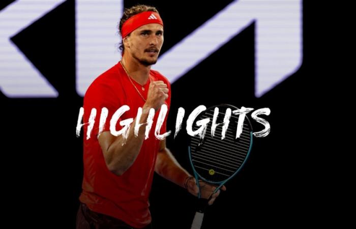 Abierto de Australia 2025 – 1.ª ronda: Zverev-Pouille: Lo más destacado del partido – Vídeo de tenis