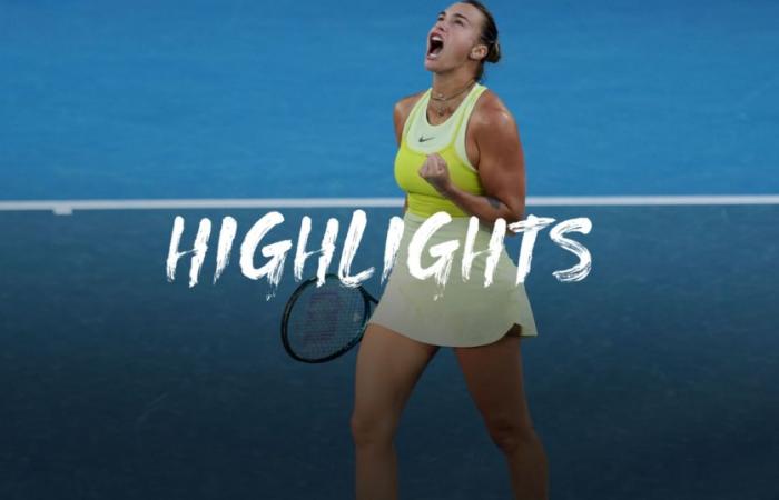 Abierto de Australia | Sabalenka mantuvo su lugar ante Stephens: vídeos destacados – Tennis Video