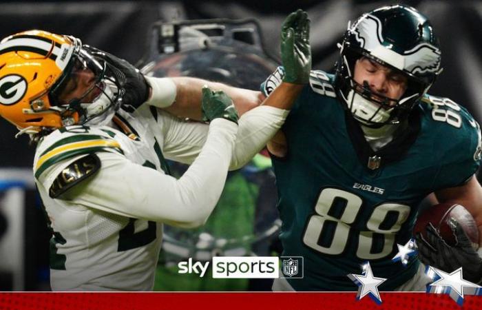 Green Bay Packers 10-22 Philadelphia Eagles: Jordan Love lanza tres intercepciones en la salida de los playoffs de los Packers | Noticias de la NFL