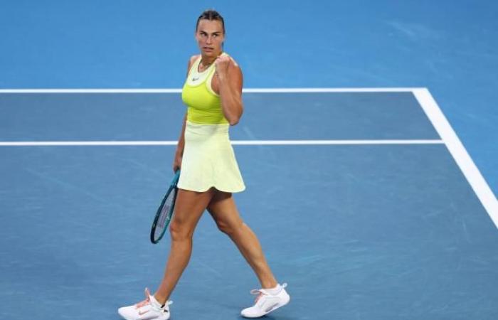 Aryna Sabalenka en segunda ronda del Open de Australia tras su victoria ante Sloane Stephens