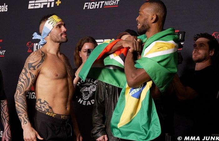 Selección de Santiago Ponzinibbio vs. Carlston Harris, hora: UFC Vegas 101