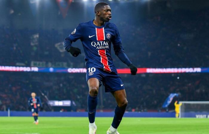 LIGA 1 – Gracias a un doblete de Ousmane Dembélé, el PSG derrota al Saint-Étienne