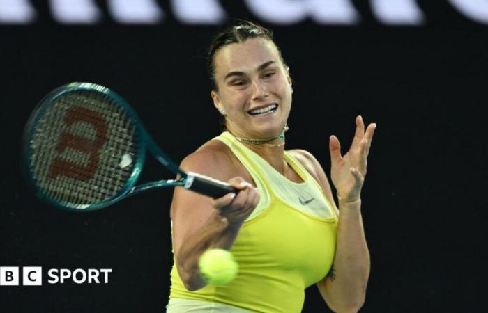 Resultados del Abierto de Australia 2025: Aryna Sabalenka comienza la defensa del título con una victoria sobre Sloane Stephens