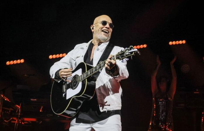 Pascal Obispo en concierto en el Accor Arena: Zazie, David Hallyday y tarta gigante para celebrar su 60 cumpleaños