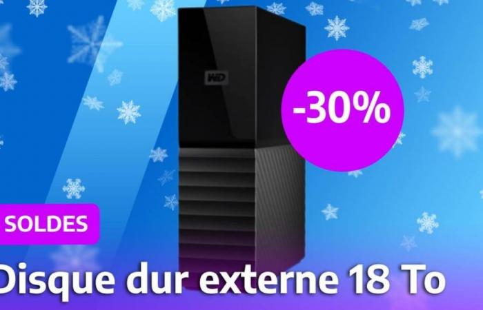 ¡Este enorme disco duro externo de 18 TB cuesta menos de 170 € durante las rebajas!