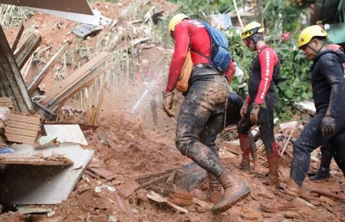 Brasil: al menos 10 muertos por deslizamientos de tierra