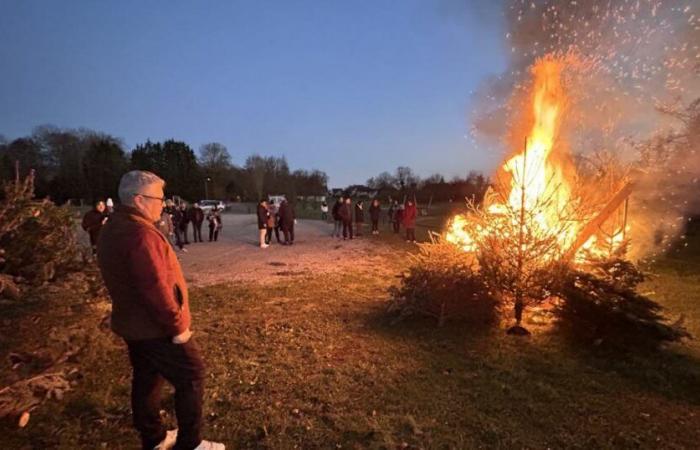 Costa de Oro. Quema de árboles de Navidad: contaminante, prohibida pero popular