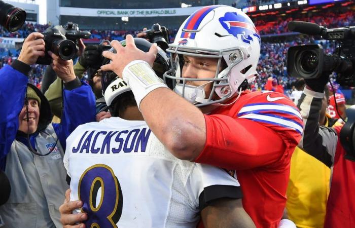 Los Bills de Josh Allen y los Ravens de Lamar Jackson están listos para un enfrentamiento épico de MVP