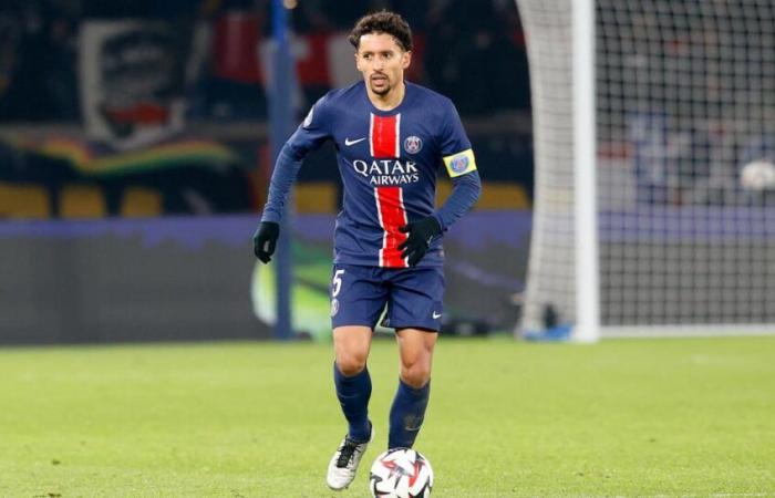 el grupo para la recepción de Saint-Étienne, paquete Marquinhos