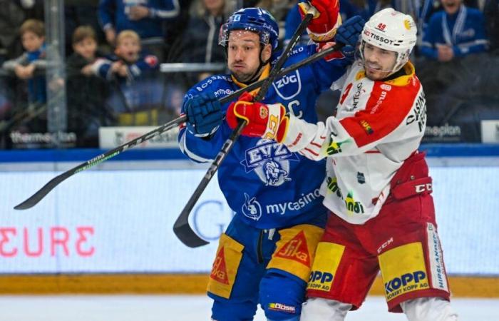 Hockey sobre hielo: tras dos victorias, Bienne tropieza en Zug