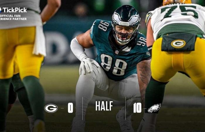 Actualizaciones en vivo de Packers vs. Eagles | 12 de enero de 2025