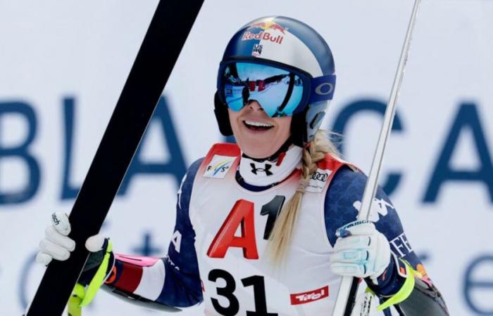 Lindsey Vonn espera con ansias Cortina después de quedar cuarto en St. Anton Super G