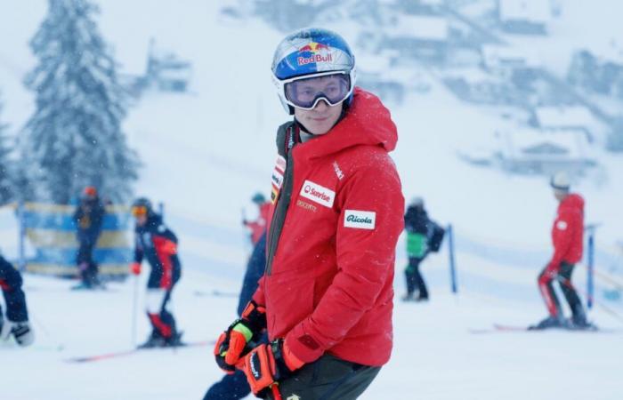 Marco Odermatt lanza su maratón en Adelboden