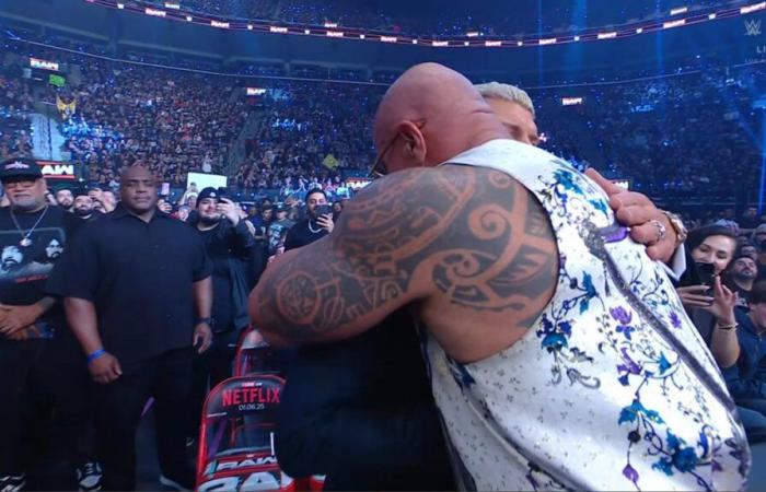 Más detalles sobre el combate cancelado de The Rock en WrestleMania 41