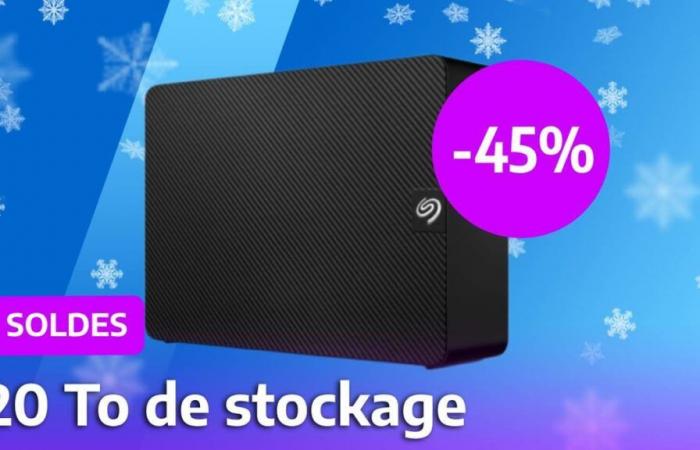 Precio reducido durante las ventas del disco duro externo de 20 TB de Seagate