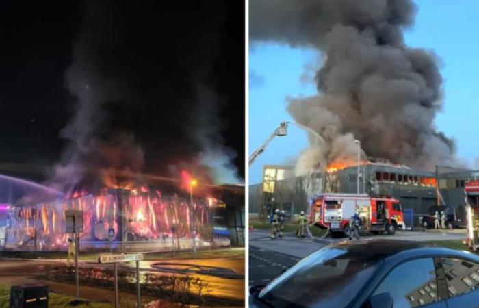 “Los bomberos permiten que el edificio se queme de forma controlada” (Arendonk)