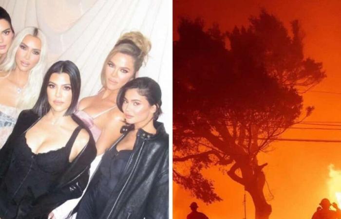 La familia Kardashian, el clan Hadid y muchas otras estrellas afectadas por los incendios en California