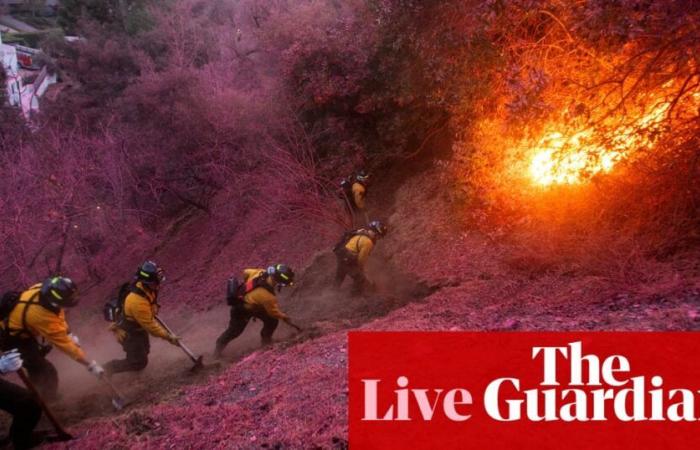 Los incendios de Los Ángeles están vivos: los bomberos se prepararon para un ‘crecimiento explosivo del fuego’ en medio de una advertencia meteorológica de bandera roja y un nuevo pronóstico de fuertes vientos