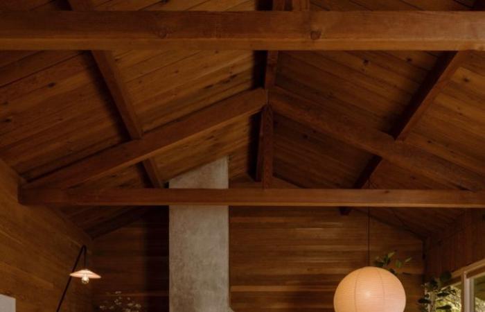 Una espléndida casa de madera diseñada por un arquitecto rodeada de vegetación en Portland