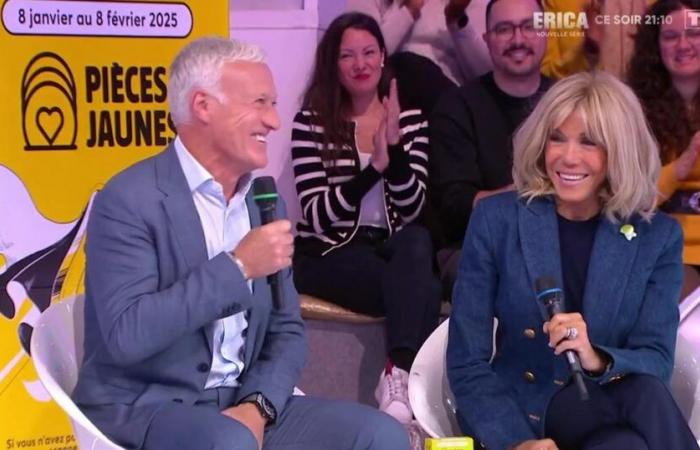 Brigitte Macron sorprendida por la respuesta de Didier Deschamps sobre su relación