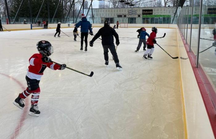 gran locura por la pista de hielo de Victoria Park