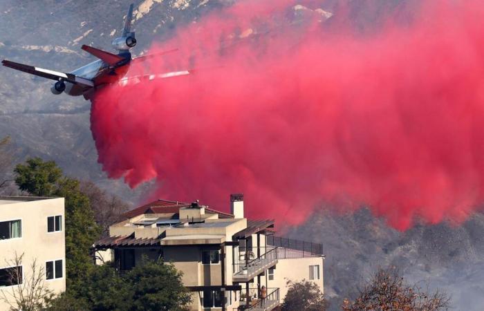 ¿Qué se utiliza este químico rosa para retrasar la propagación del fuego?