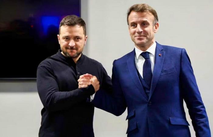 Zelensky y Macron consideran el uso de tropas extranjeras