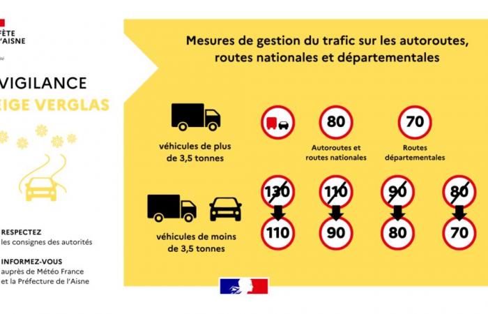 AVISO AMARILLO DE NIEVE Y HIELO EN EL DEPARTAMENTO DE AISNE – Notas de prensa y dossiers de prensa 2025 – Área de prensa – Publicaciones