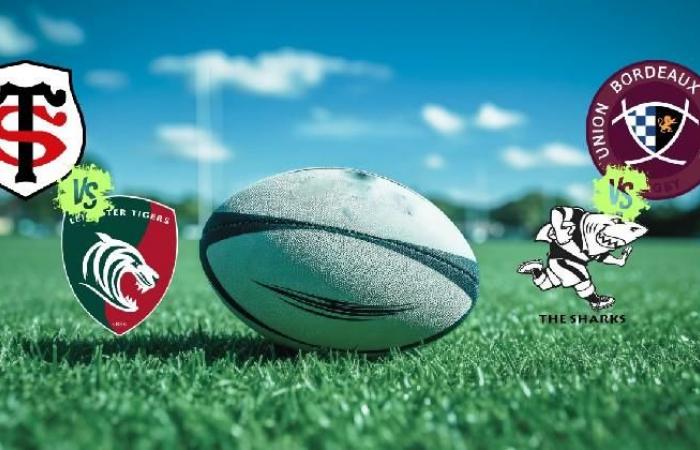 ¿Tus partidos de UBB/Sharks y Stade Toulousain/Leicester Rugby a qué hora y en qué canal?