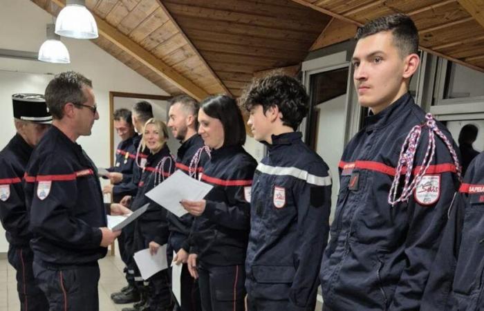 Orcieres. Bomberos voluntarios reconocidos por su compromiso