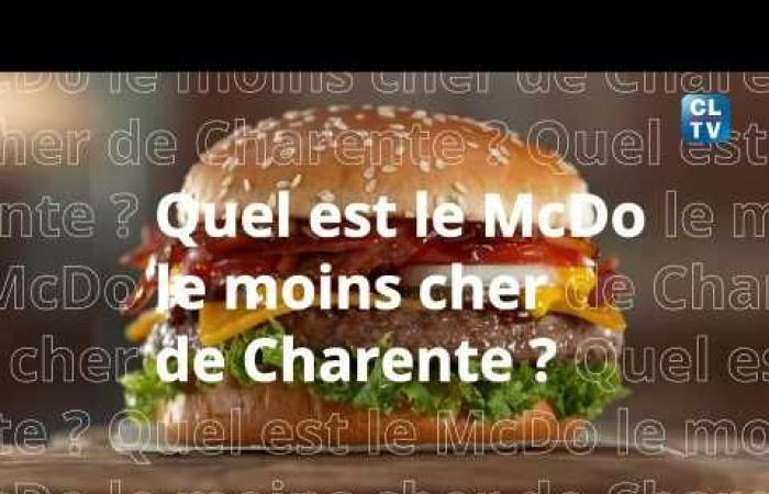 ¿Cuál es el McDonald’s más barato de Charente?