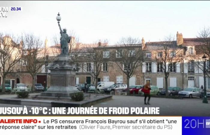 Un día de frío polar en Francia, con temperaturas que bajan hasta los -10°C