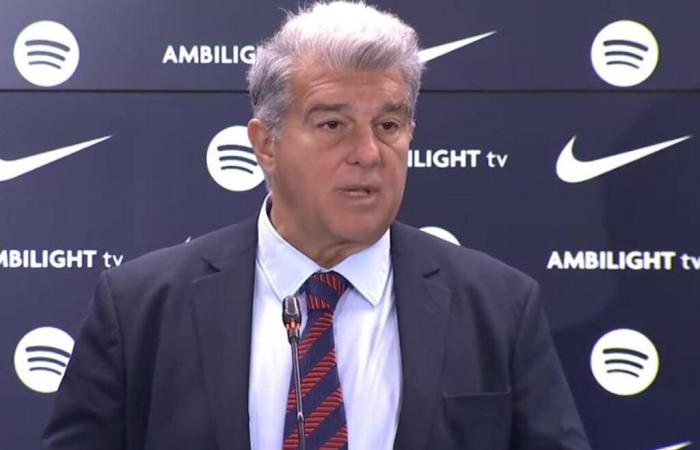 Joan Laporta aparece tras el ‘Caso Olmo’