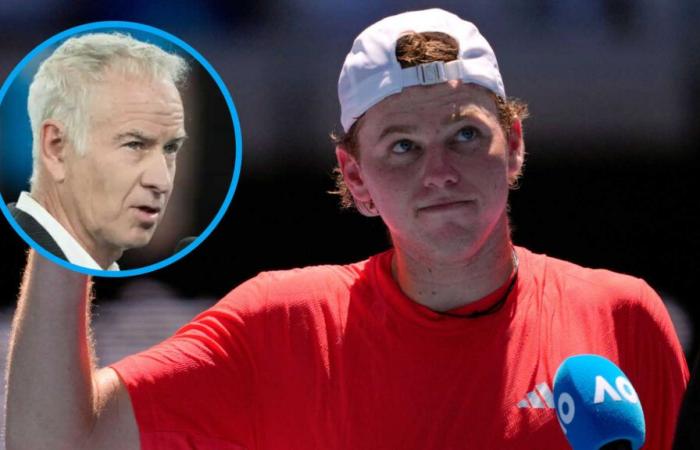 John McEnroe hace una predicción en el ranking para la estrella estadounidense en ascenso después de la sorpresiva victoria del joven