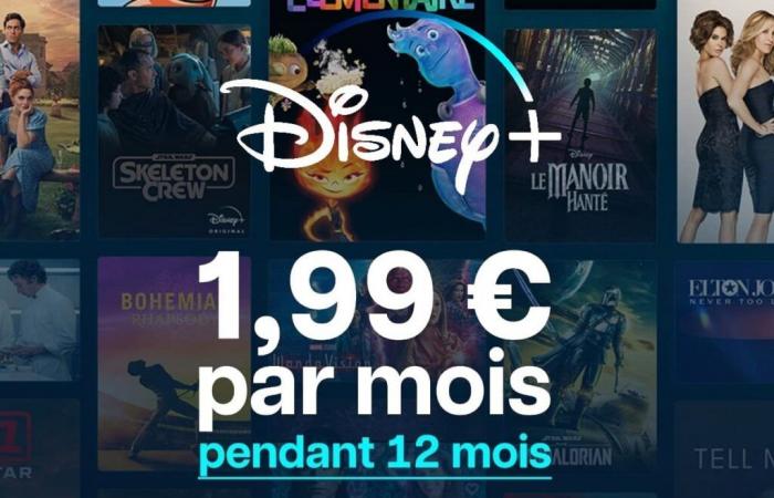 Disney+ cuesta solo 1,99 €/mes durante las rebajas