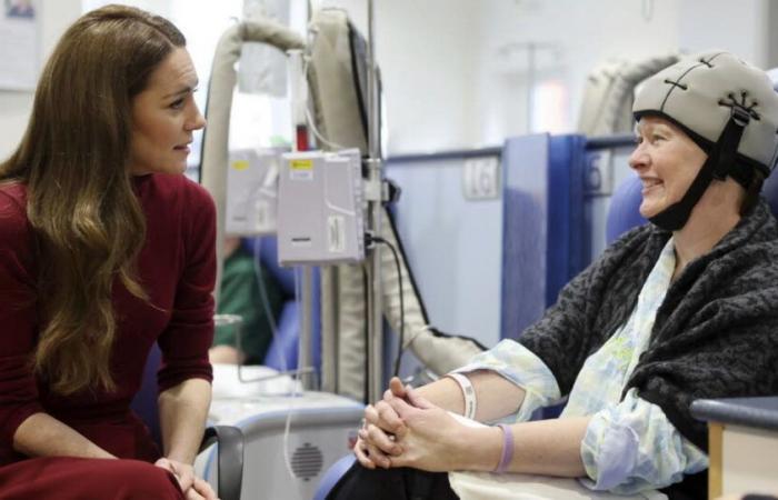 Londres. La princesa Kate visita el hospital donde fue tratada por cáncer