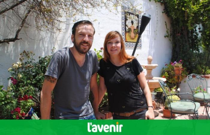 En Los Ángeles, la idílica villa de David y Melodie (Tournai) se esfumó