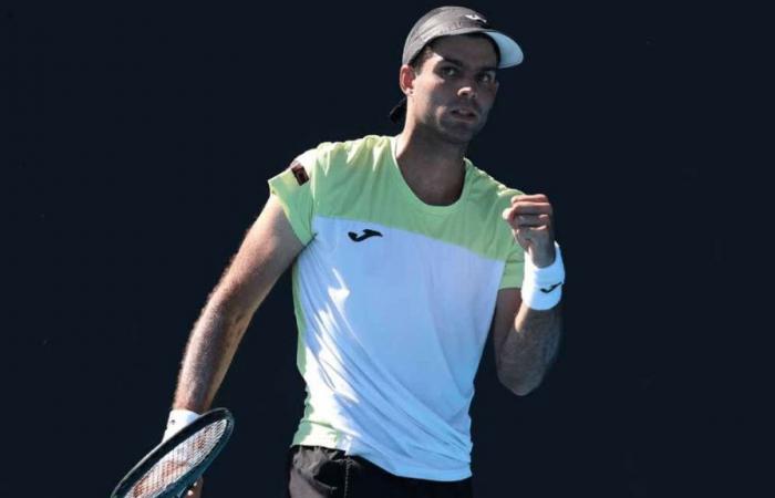 Díaz Acosta superó su debut y avanza en el Abierto de Australia