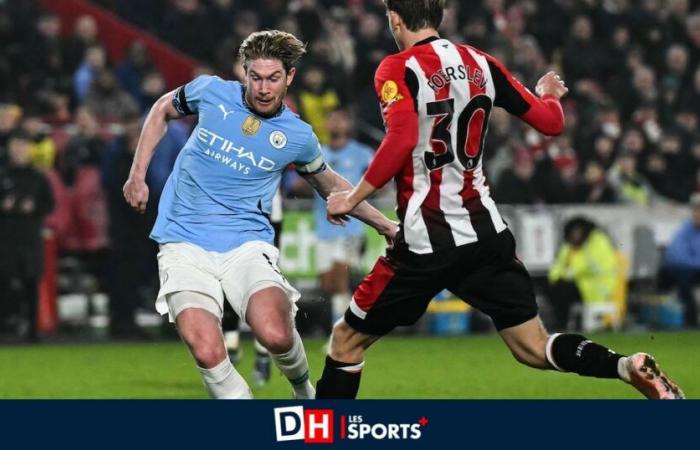 De Bruyne asiste pero pierde dos puntos importantes al final del partido, Sels casi perfecto ante el Liverpool (VIDEO)