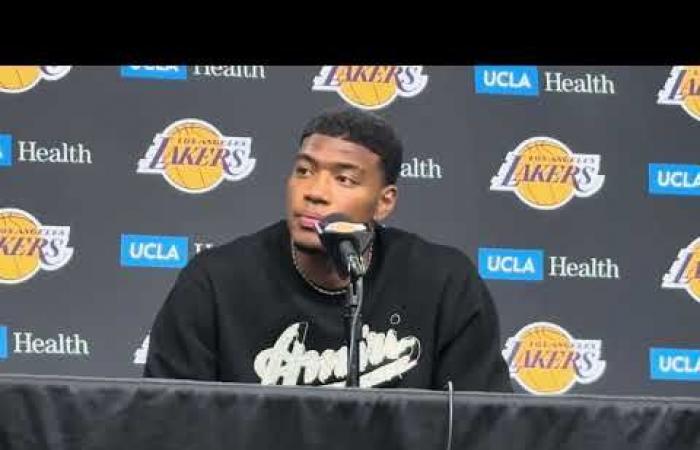 Rui Hachimura habla de la derrota de los Lakers ante los Spurs y los desafíos de la semana pasada