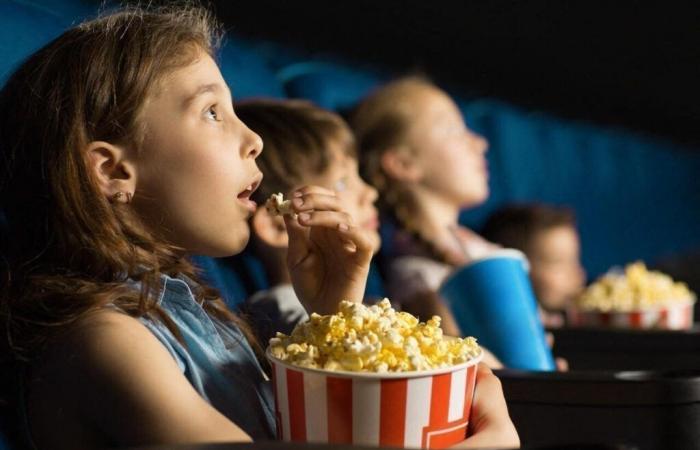 El domingo se ofrecen palomitas de maíz a los niños en estos cines de Nord-Pas-de-Calais.