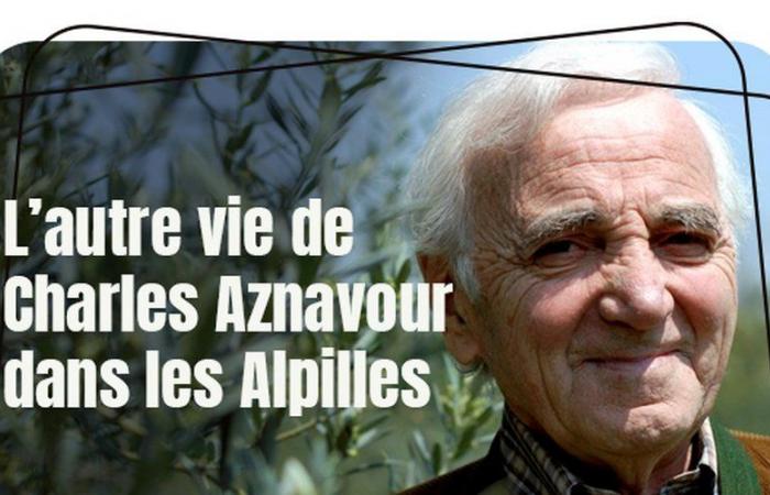 la otra vida de Charles Aznavour en los Alpilles