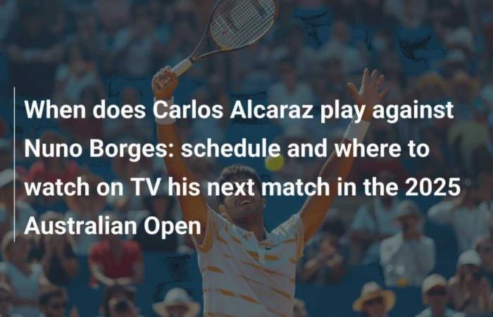 ¿Horario y dónde ver su próximo partido por televisión en el Abierto de Australia 2025?