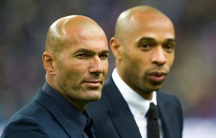 Henry no toca la leyenda de Zidane