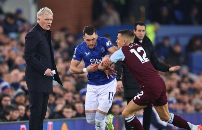 Everton v Aston Villa en vivo: el resultado de la Premier League cuando el gol de Ollie Watkins demuestra la diferencia en el regreso de David Moyes